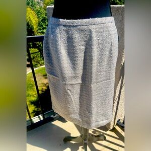 NWT Karen Scott tweed midi skirt
